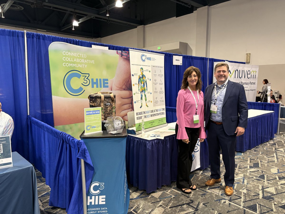 It’s great to be at the <a href="/TexasCHCs/">TACHC</a> Conference. Visiting with current participants and meeting potential new FQHCs to join <a href="/C3HIE/">C3HIE: Connected Collaborative Community</a>  <a href="/mrsandrea2018/">Andrea Henderson</a> <a href="/jimhoag214/">jim hoag</a> 
#Connected 
#Collborative
#Community