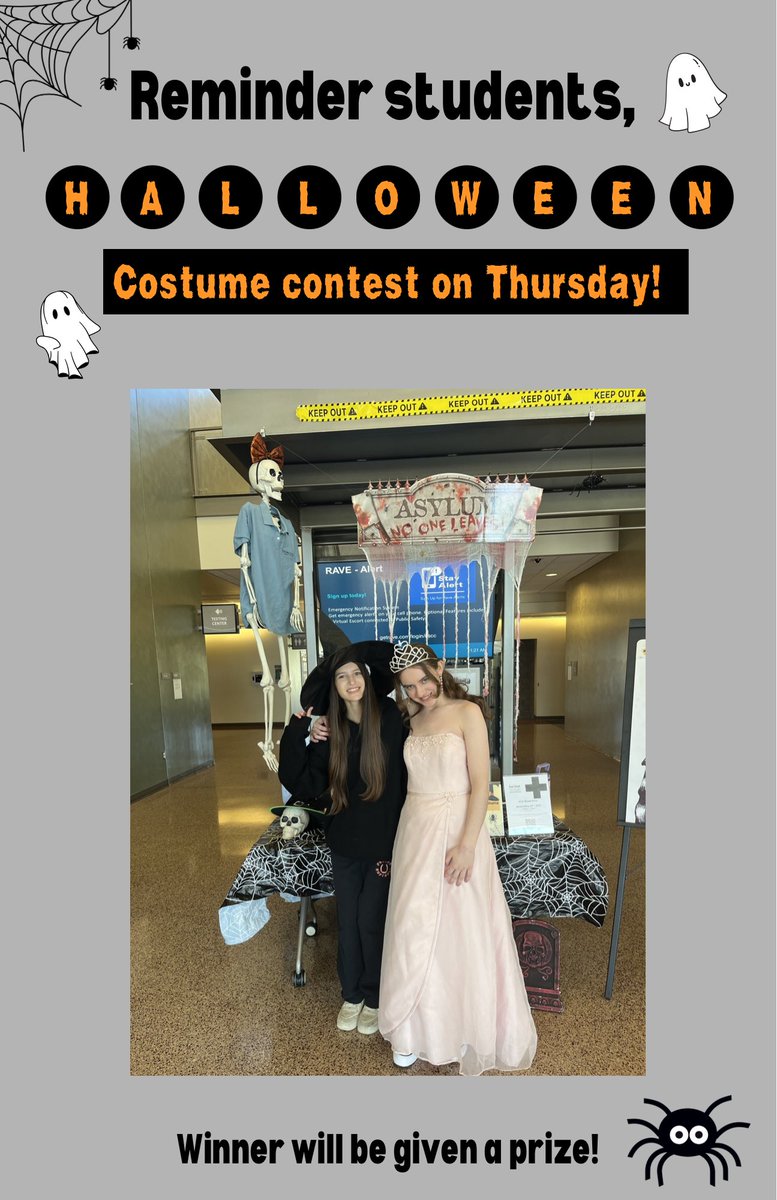 CSCC_Delaware's tweet image. Halloween costume contest on Thursday!