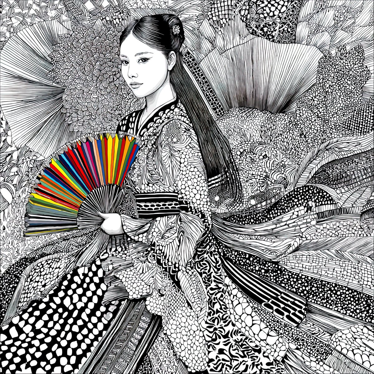 gm 🖤🖤 Happy #TezosTuesday!! Started my day with great news, let's have a great one!!🥰

Dance of the Ink Blossom  🪭 <a href="/objktcom/">objkt</a> 
1/1 | Auction starts at 11.11 $xtz 
🔗👇