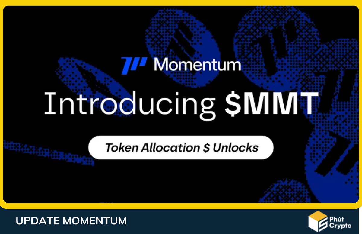 🔥Update Momentum - Giới thiệu về Tokenomics MMT #5PC @MMTFinance Ngày này  đã đến, Momentum chính thức giới thiệu về tokenomics MMT Tổng cung 1 tỉ  token MMT được phân bổ -
