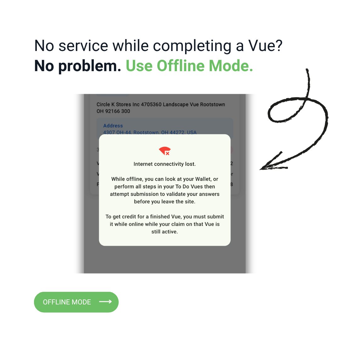 ivueitapp's tweet image. No service in the field? No problem. Learn how and when to activate iVueit&apos;s #OfflineMode when using the app. 🤝