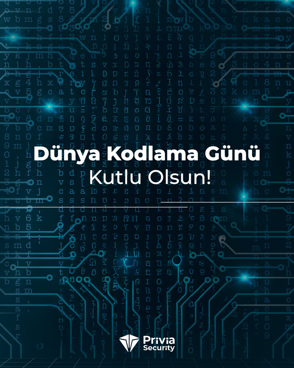 Tüm yazılım geliştiricilerin, mühendislerin ve dijital dünyayı inşa eden tüm kod kahramanlarının Dünya Kodlama Günü kutlu olsun!

#PriviaSecurity #DünyaKodlamaGünü