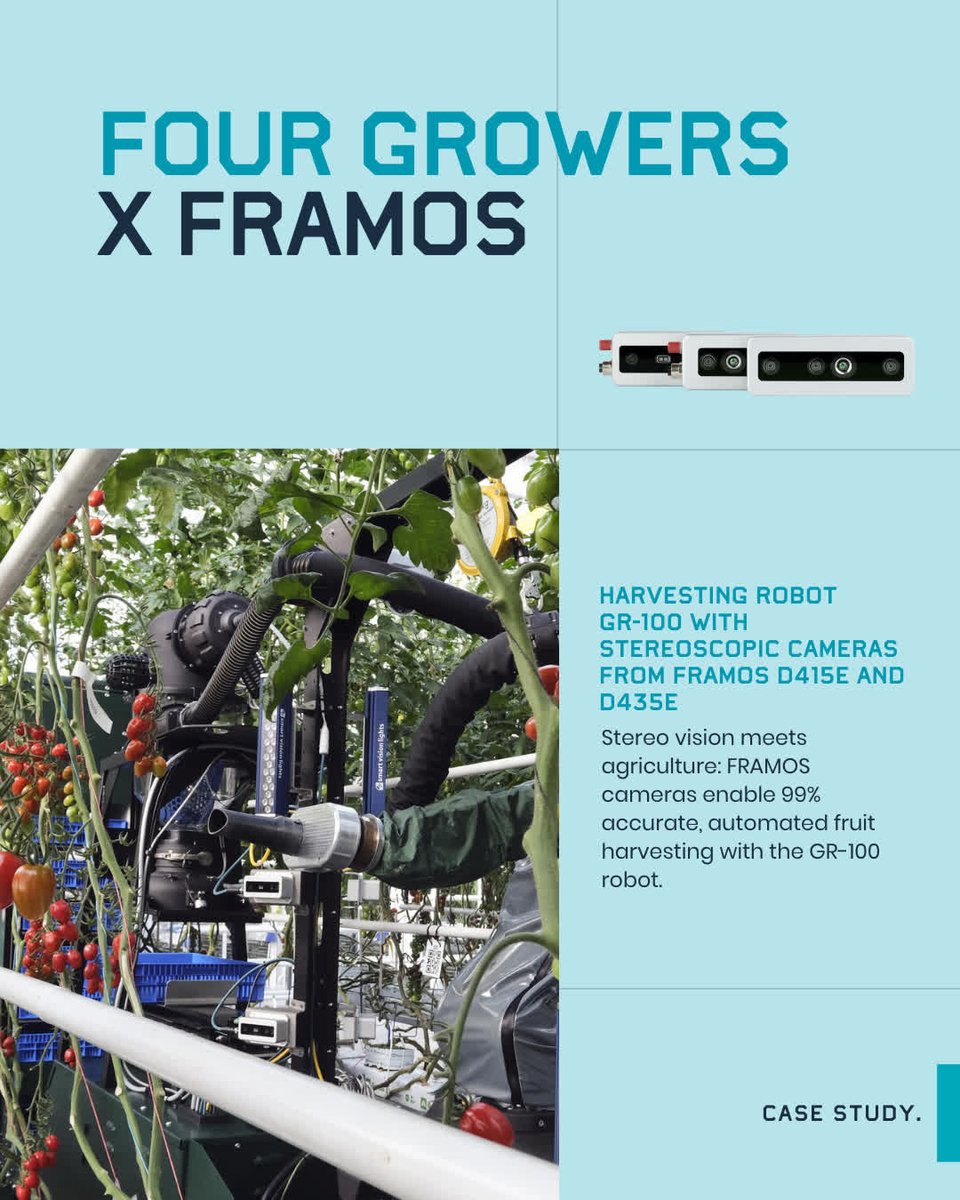 framosimaging's tweet image. How do you teach a robot to see a tomato hidden behind a leaf? 🍅

📘 See how it works, download the full case study: bit.ly/4oafYX6?utm_ca… 

#FRAMOS #FourGrowers #agriculture #harvesting