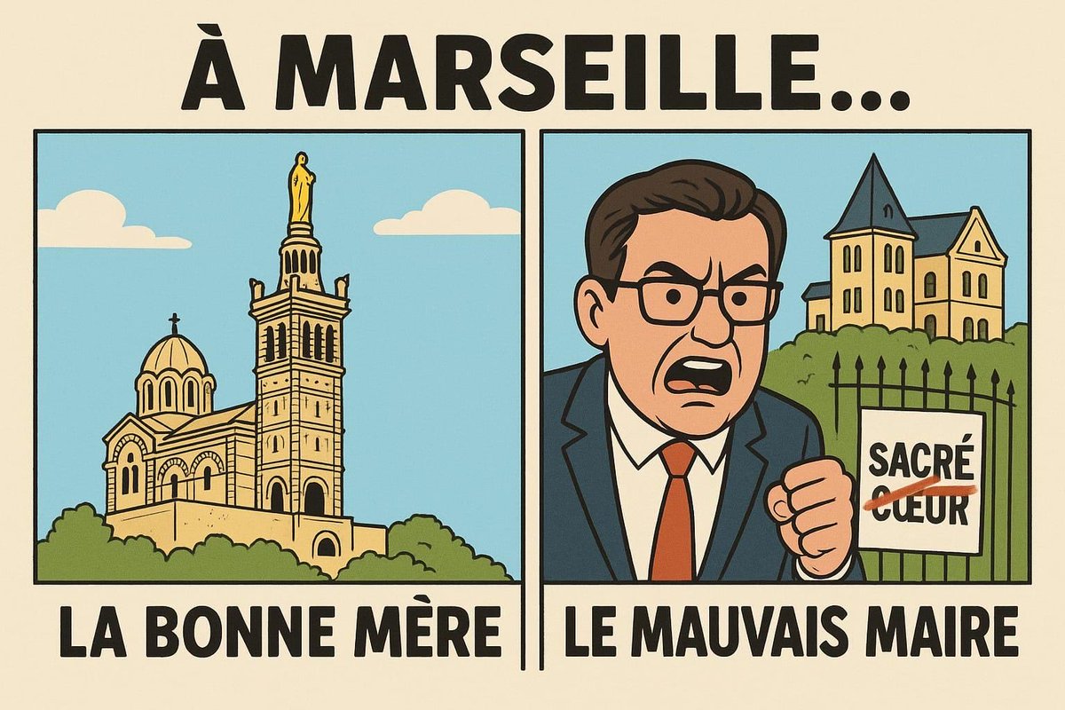 Le (mauvais) Maire de Marseille :

« Je pratique tellement le communautarisme que parfois, j’ai du mal à assumer »

#sacrécoeur