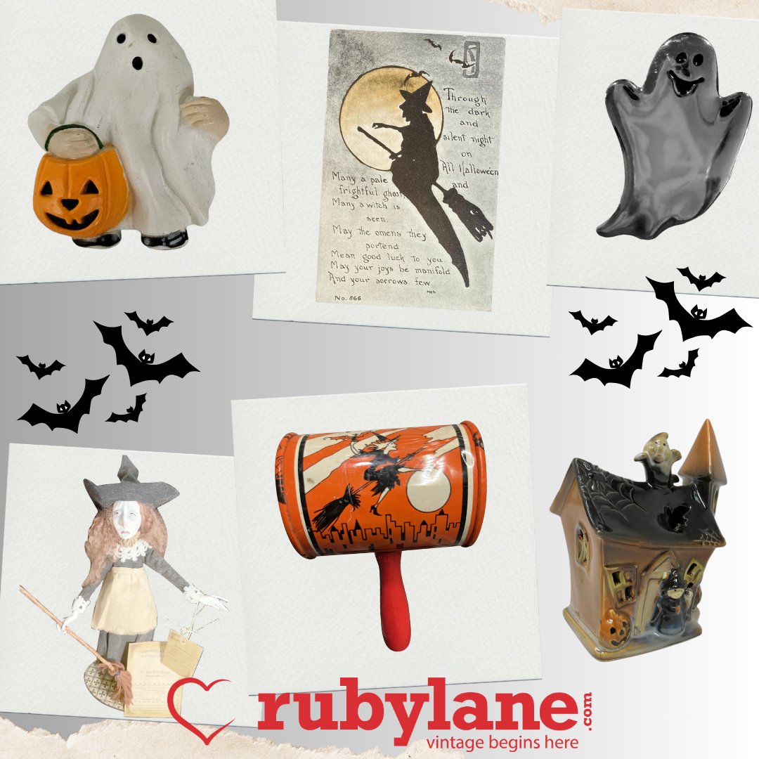 rubyluxcom's tweet image. From whimsical witches to haunting ghosts — discover vintage Halloween magic.
rubylane.com/search?q=witch…