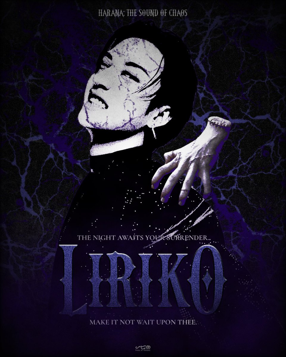 HARANA ( ᜑᜇᜈ )
Nevermore: The Sound of Chaos

LIRIKO awaits your surrender.
2025.11.02 SUN 9PM GMT+8

#LIRIKO #ᜑᜇᜈ #HARANA
#RaveNChaos #NoNormiesAllowed