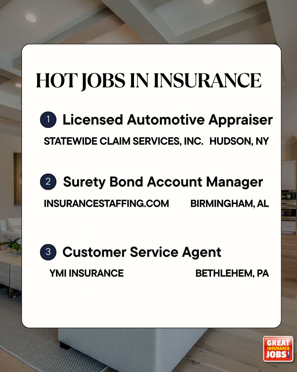 Great Insurance Jobs tweet media
