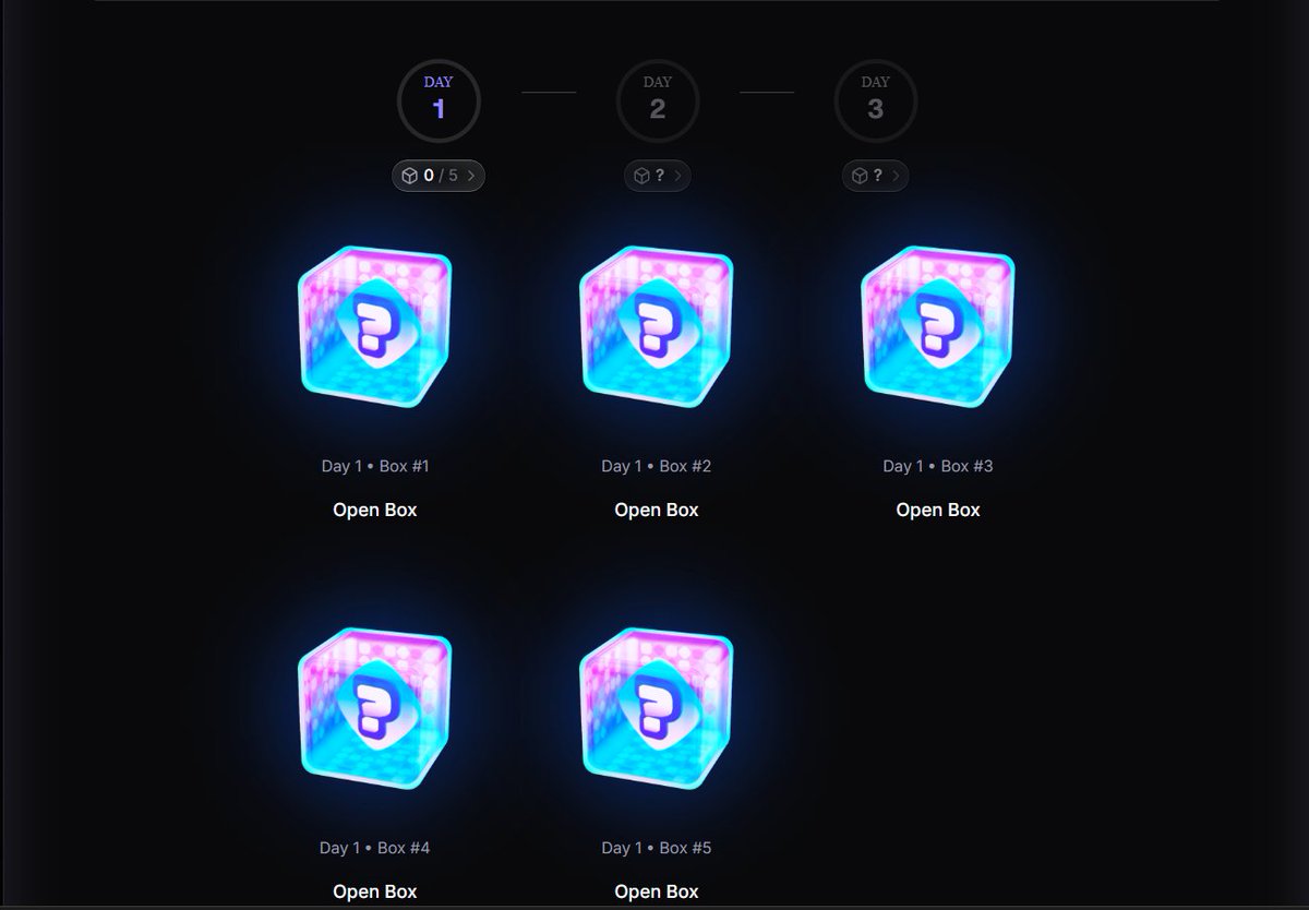 gmonad 💜
open box DAY 1