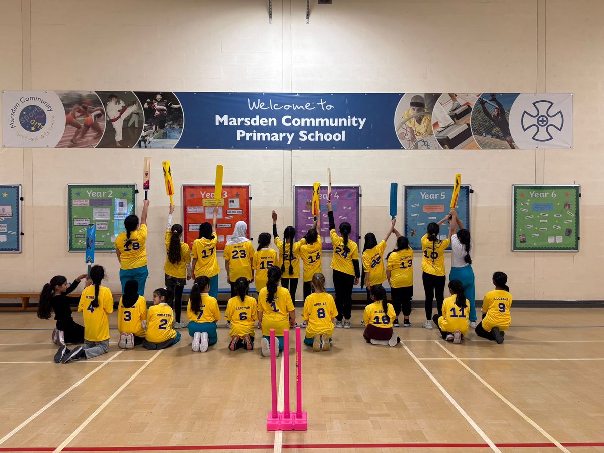 Fantastic two days dynamos Intros holiday camp at Marsden Primary School with 48 pupils getting involved 🏏