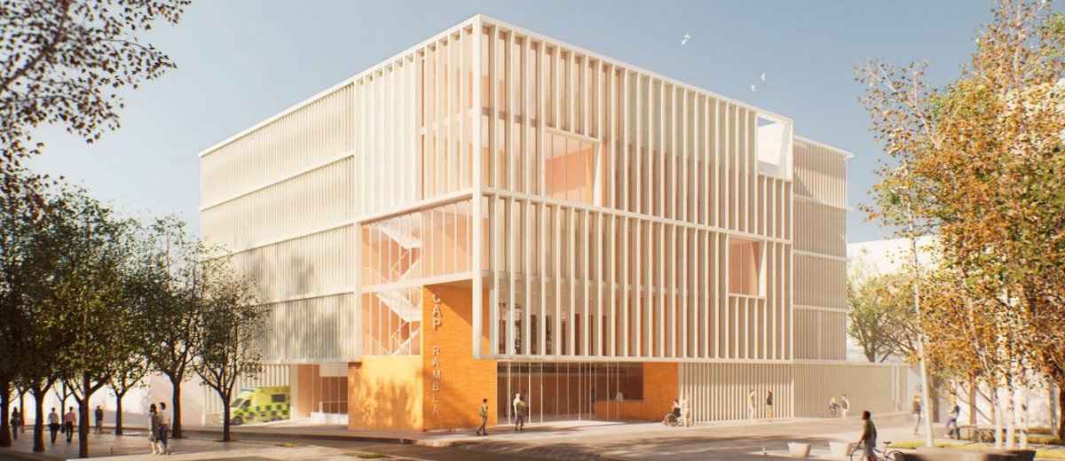 ajsantfeliu's tweet image. 🏥 Es presenta el projecte arquitectònic del nou CAP Rambla, un edifici de cinc plantes que acollirà serveis territorials com l&apos;ASSIR, pediatria i CASD
🔗 Més info i imatges: tuit.cat/xw4OU