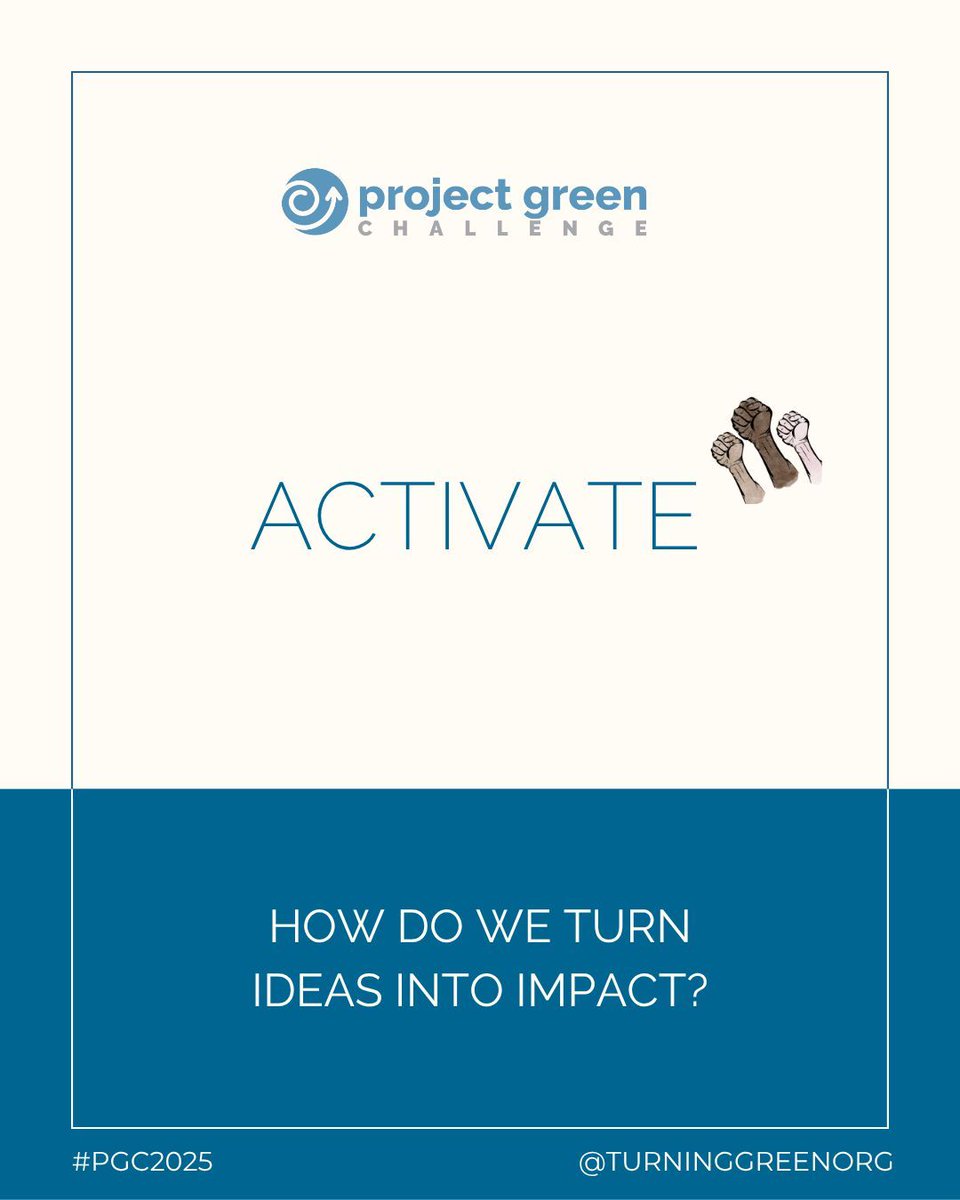 DAY 28 of #PGC2025 📣
You’ve created ripples—now it’s time to mobilize.
Today we begin shaping Climate Action Projects that turn inspiration into impact.
projectgreenchallenge.com