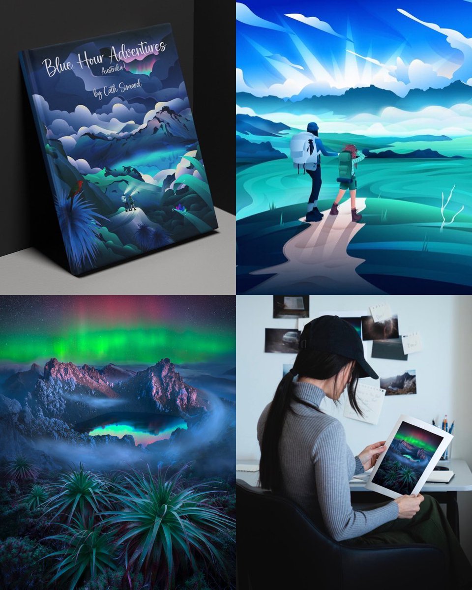 cathsimard_'s tweet image. Gm

A gift idea for your family. 

Below is our collector’s limited edition package « Blue Hour Adventures » including a fine art print, my first children’s book and an NFT of « Past Resonance » - the image at the heart of this whole project.