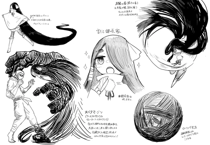 グリムリバー いろいろらくがき 