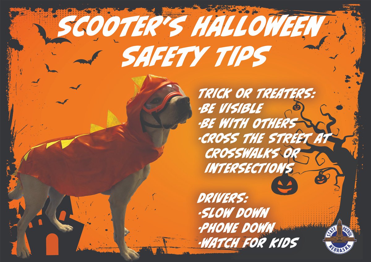 As we get closer to Halloween, NSP's own Scooter is getting in on the fun!