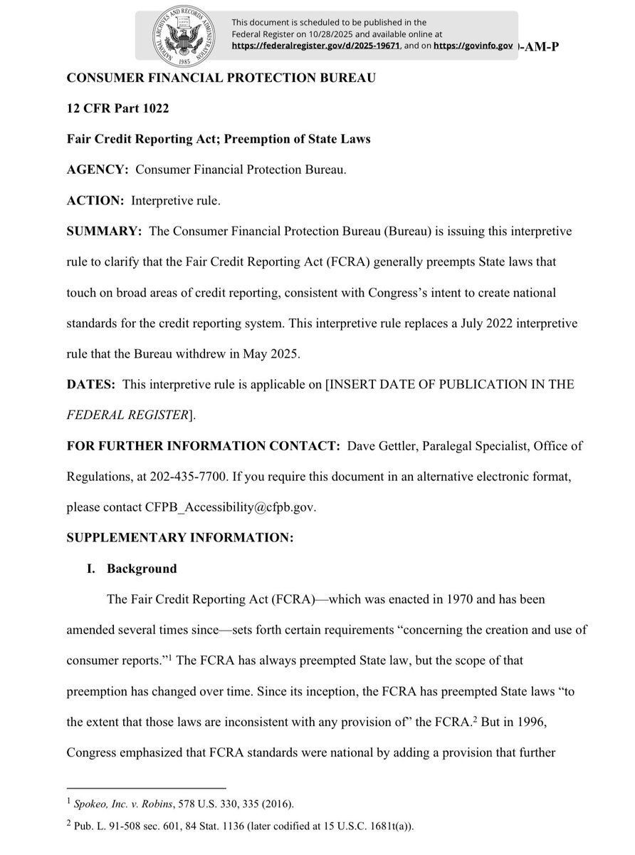 All of this seems like a deliberate attempt to strip Americans of their independence:  

Healthcare is becoming unaffordable, wages are stagnant, inflation is high, added consumer tax from tariffs, deep medicaid cuts from OBBB and now? 

A new federal rule quietly strips states
