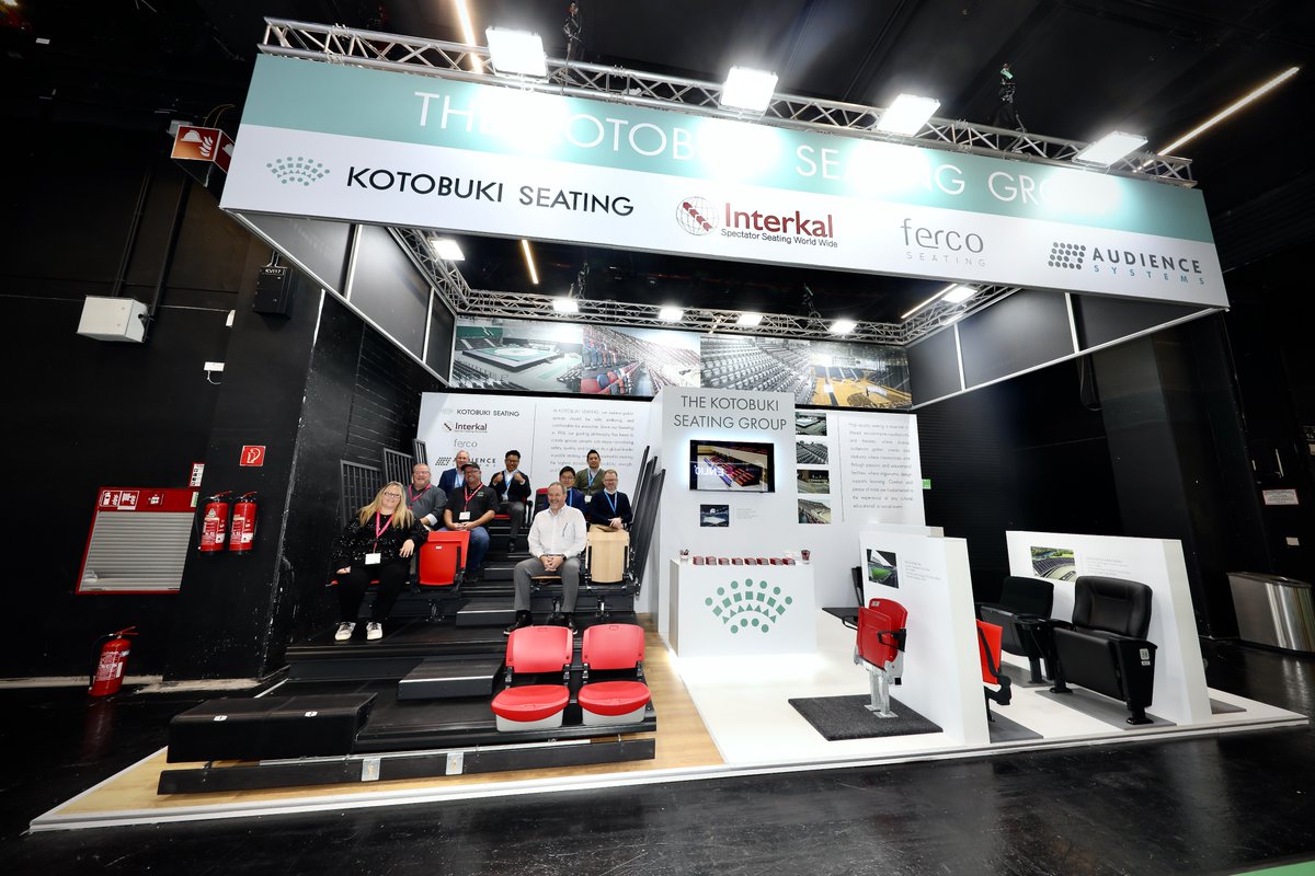 All done at #FSB Sport and Leisure Facilities show in Cologne, this beauty for our friends at the Kotobuki Seating Group, Interkal + Audience Systems.  #FSB2025 #koelnmesse #boothdesign #standcontractors #exhibitionstand #boothbuilders #happyclients #ontothenextone