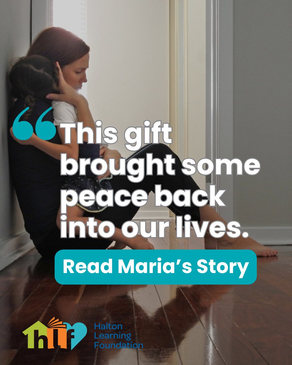 HaltonLearnFDN's tweet image. When Maria made the brave decision to leave an abusive relationship, she had to start over in Halton as a single mom of four. 

See how HLF’s Eliminating Barriers Fund, powered by generous community donors, helped her family rebuild: haltonlearningfoundation.ca/hlf-eliminatin…