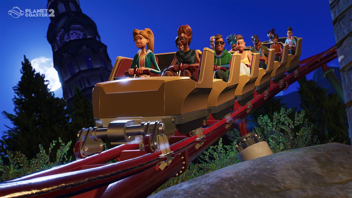 PlanetCoaster's tweet image. Add gargoyles to enchant guest of all ages on the Vector Child Coaster! 🎢🤩
Theme it your way with the Sorcery Pack DLC! 🪄

Customise these player creations in your parks:
✨ 547-8NH-2Z4
✨ BN5-DS2-CJ1
✨ 696-CW6-3CR