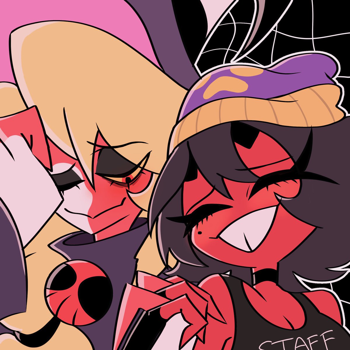 apm_ybt's tweet photo. 過去絵リメイク
#HelluvaBossFanart #Blitzo #Millie https://t.co/DIevQ6CI8u