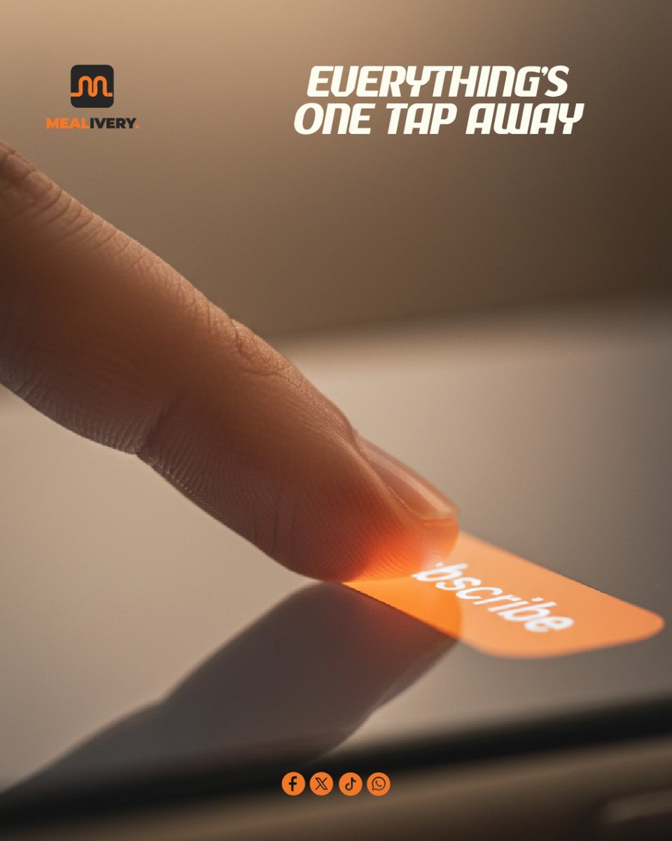 mealivery_sa's tweet photo. From planning to delivery , all in one app.
Save time and stay on track with Mealivery.

Download the app &amp; let us handle your health.

من التخطيط للأكل، للتوصيل… كل شيء يصير بكبسة زر.
وفّر وقتك وخليك على السريع مع ميليفري.

حمّل التطبيق وخلّينا نهتم بتفاصيل صحتك.

#mealivery https://t.co/r7ib9fZP8n