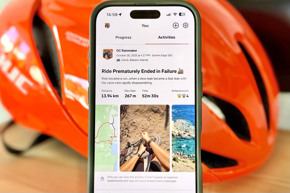 dcrainmakerblog's tweet image. Strava Rolls Out Garmin Attribution Prior to Deadline: This marks a bit of a bookend to all of the drama over not just the last month, but really the last 12 months. Dig in: dcrainmaker.com/2025/10/strava…