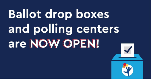 Early voting is open in Colorado and you can find a ballot drop box or polling center location near you at JustVoteColorado.org/locations. #partyofkids #Election2025