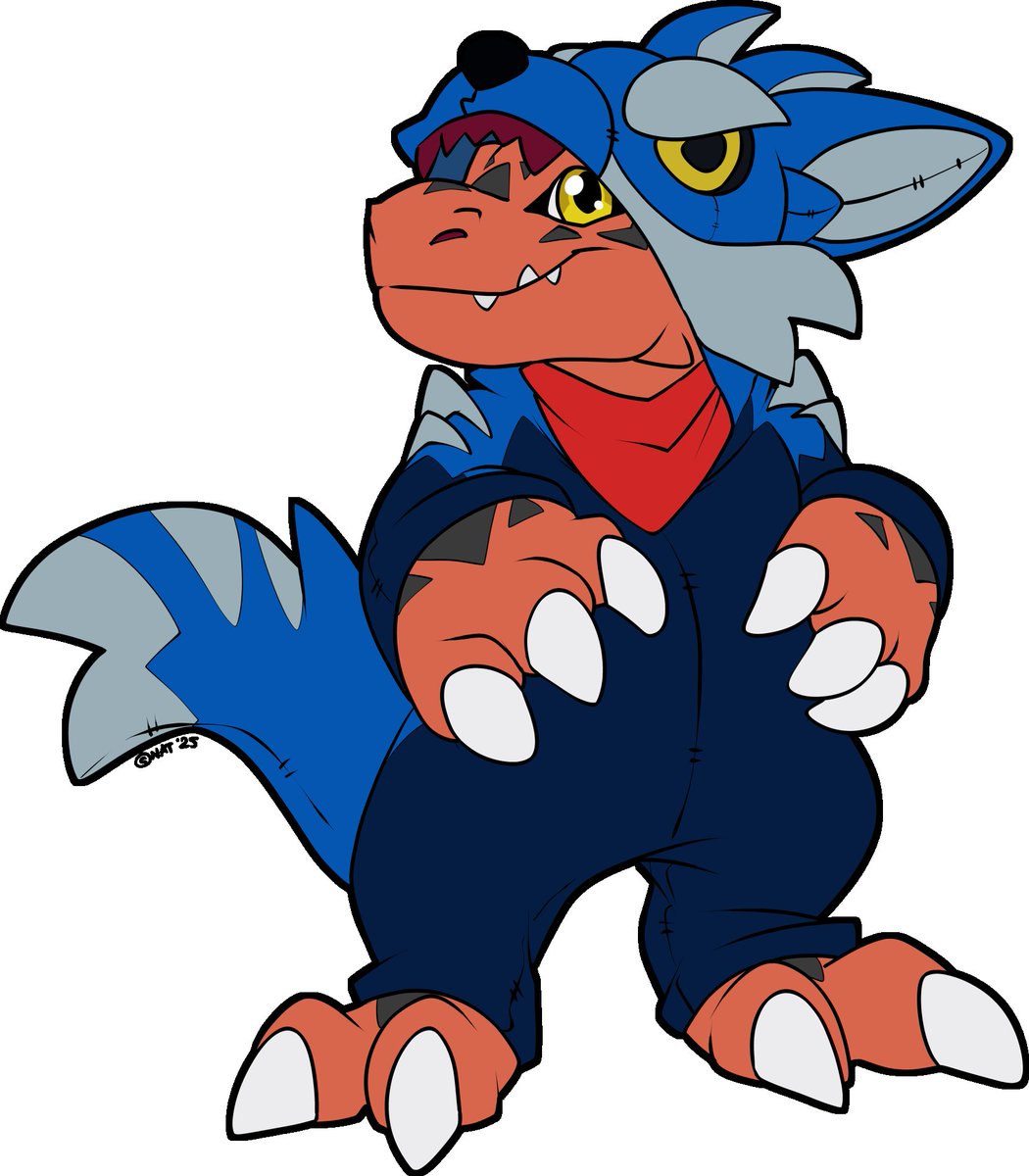 Guilmon became Guilmon!!

Guilmon can show costume for hollow ween!