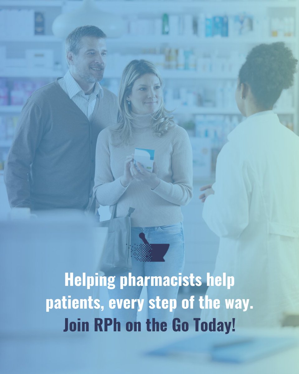 rphonthego's tweet image. At RPh on the Go, we’re committed to supporting pharmacists who make a difference every day. Whether you’re looking for your next assignment or a long-term fit, we’re here to help you keep patients at the heart of your work. Join our team today!
