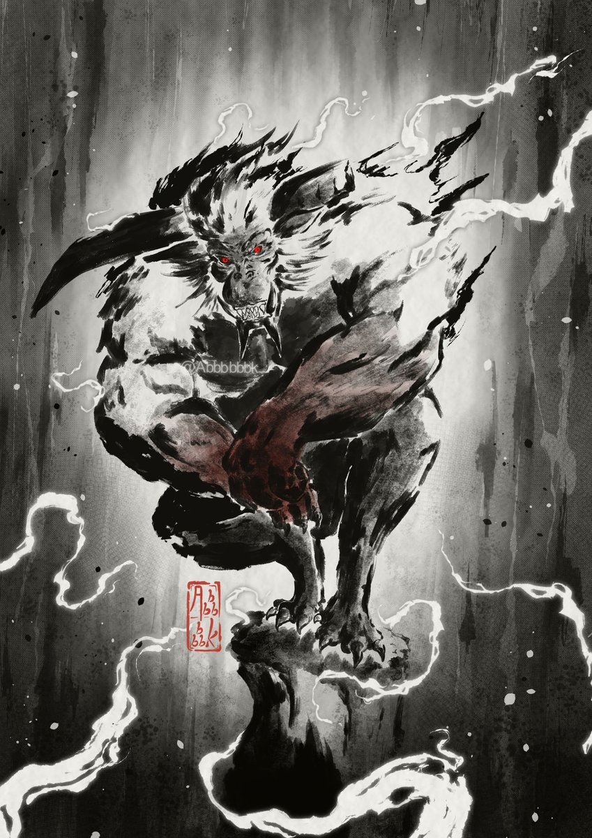 ABBBBBBK_'s tweet image. Savage Deviljho and Furious Rajang
#モンハン #MonsterHunter