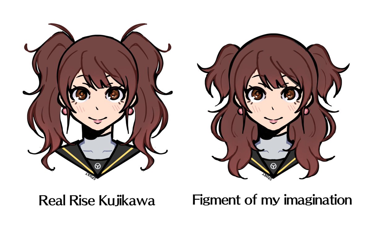 spoikycat's tweet photo. I misinterpreted Rise's hair nearly the entire playthrough #persona4 https://t.co/pxsnQqppWa