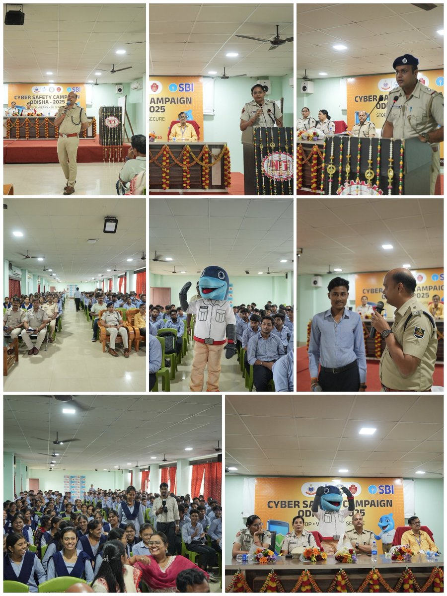 dcpbbsr's tweet photo. Empowering young minds at Nalanda Institute of Technology through Cyber Awareness..
From online scams to digital arrests, knowledge is the best defence.
#CyberSafeOdisha
#BeAwareBeSafe
#WeCareWeDare
#BBSRCyberRath
#cybercopodisha
#StopVerifyBeSecure https://t.co/58x1jt8qgD