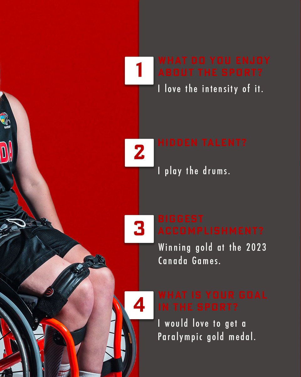 Hidden talents and big dreams — get to know Team Canada’s Elise Froese.

Read more: tinyurl.com/8n3m35ev

#YouthParapan | #TeamCanada | #Wheelchairbasketball | #Chile2025