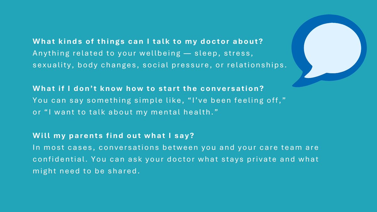 It’s normal to have questions about your body, mind and health and talking to your primary

care provider or care team is a #safespace to start. camrosepcn.com

#LetsTalkAboutIt #PCN