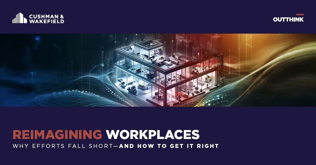 Businesses are investing in office redesigns and new tech, but results can still fall flat.

This new report, Reimagining Workplaces: Why Efforts Fall Short—and How to Get It Right, explains what’s missing and offers practical steps you can use now: cushwk.co/3WWCzuf