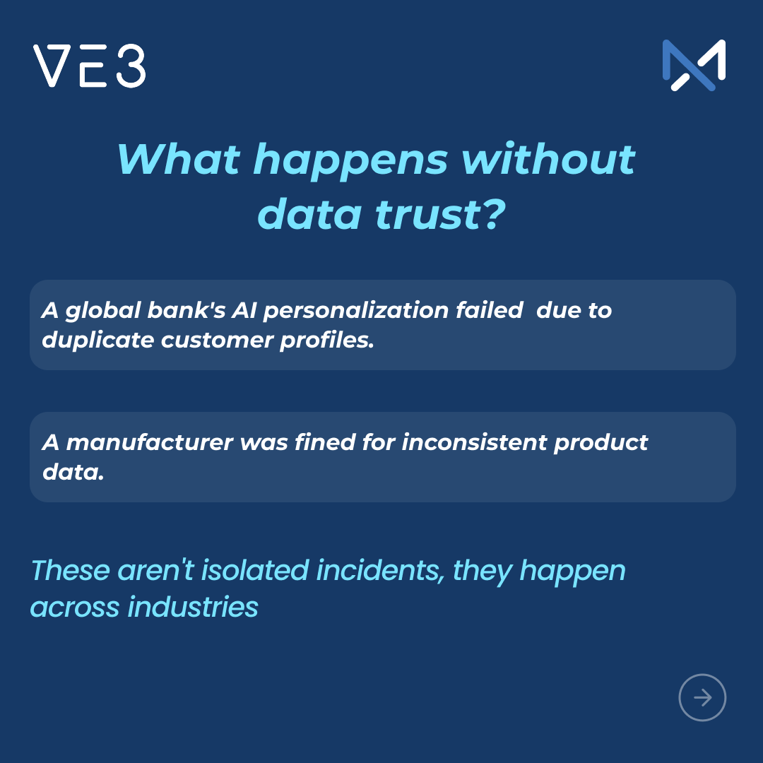 MatchX_ve3's tweet image. Your decisions are only as good as your data. If your data is incomplete, inconsistent, or duplicated trust breaks down. MatchX restores that trust.
💡 Discover how MatchX makes data clean, connected, and compliant.
👉 Visit:zurl.co/E6PAm
#dataquality #datatrust