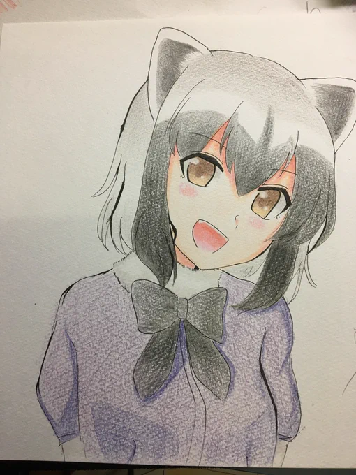 高校1年の時の絵???いや2年???なつかしーーーーーー!!!細