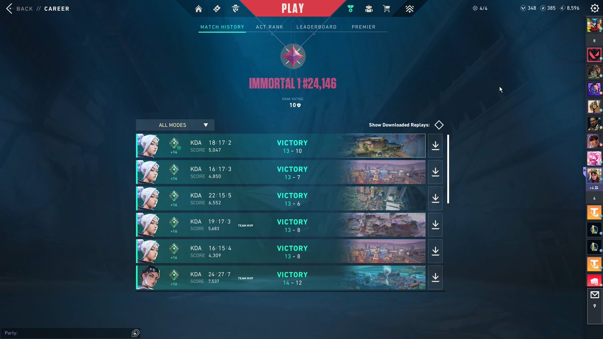 arth's tweet image. little bit of a winstreak back to immo