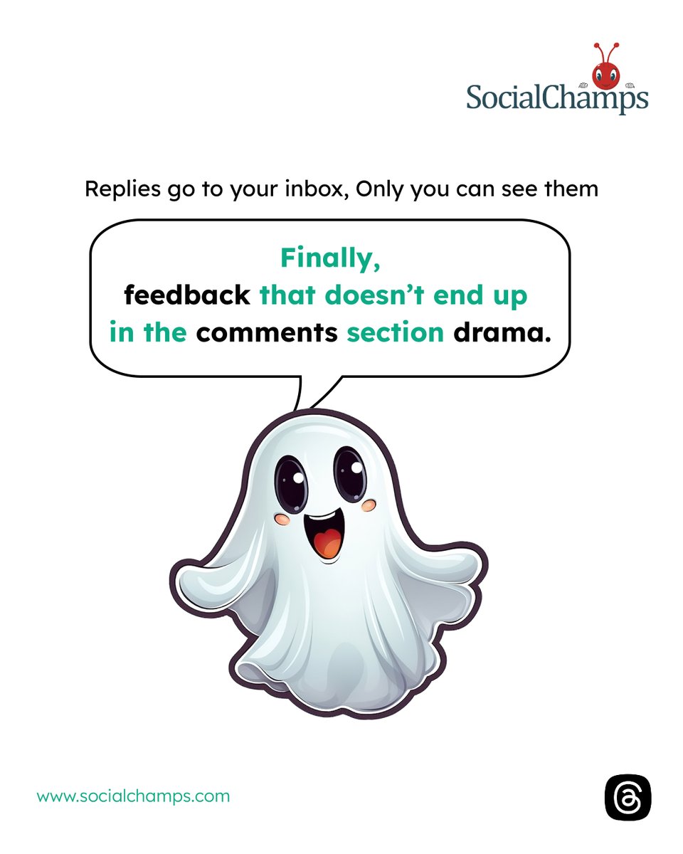 socialchamps's tweet image. Not every thought needs to be permanent to have impact.
With Threads’ new Ghost Posts, we’re entering an era where authenticity &amp;gt; aesthetics where ideas can live in the moment and still spark real connection.

#Threads #SocialMediaTrends #DigitalCulture #Innovation #SocialChamps