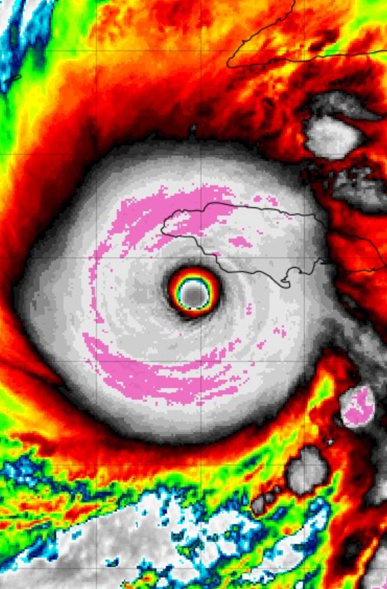 Very few places in the world will ever experience what Jamaica is about to experience with #HurricaneMelissa. A landfall of this magnitude is exceptionally rare. Melissa continues to make history. Praying for the people in Jamaica.