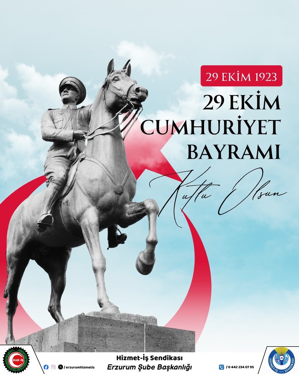 🇹🇷 Cumhuriyetimizin 102. yılında, milletimizin azim ve kararlılığını bir kez daha gururla anıyoruz. 
Gazi Mustafa Kemal Atatürk ve silah arkadaşlarını minnetle yâd ediyoruz. Tüm milletimizin 29 Ekim Cumhuriyet Bayramı’nı kutluyoruz! <a href="/TuvancOguzhan/">Oğuzhan Tuvanç</a> <a href="/EmrullahCengiiz/">EmrullahCengiz</a>