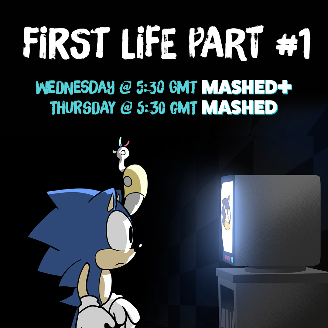 mashed's tweet image. First Life Part #1 is out TOMORROW for Mashed+ members on YouTube and Patreon and Thursday for everyone else. 

If you want to see a sneak peak then check out our latest short youtube.com/shorts/xqLxprC…