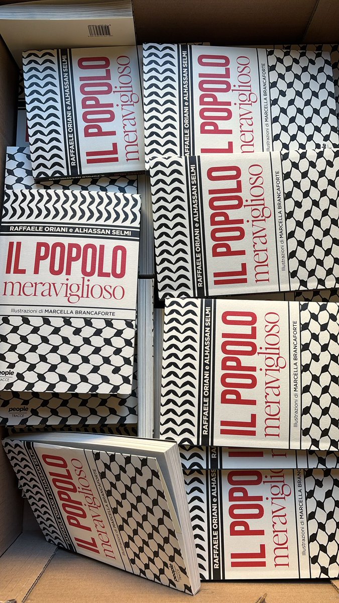 Il popolo meraviglioso resiste ancora. Le parole sono la sua arma, ma non sono parole d’odio.

L'ultimo libro di Alhassan Selmi, <a href="/rafforiani/">raffaele oriani</a> e Marcella Brancaforte è arrivato in redazione e si può acquistare su peoplepub.it/pagina-prodott…. 

Per Gaza, per la Palestina. Libera.