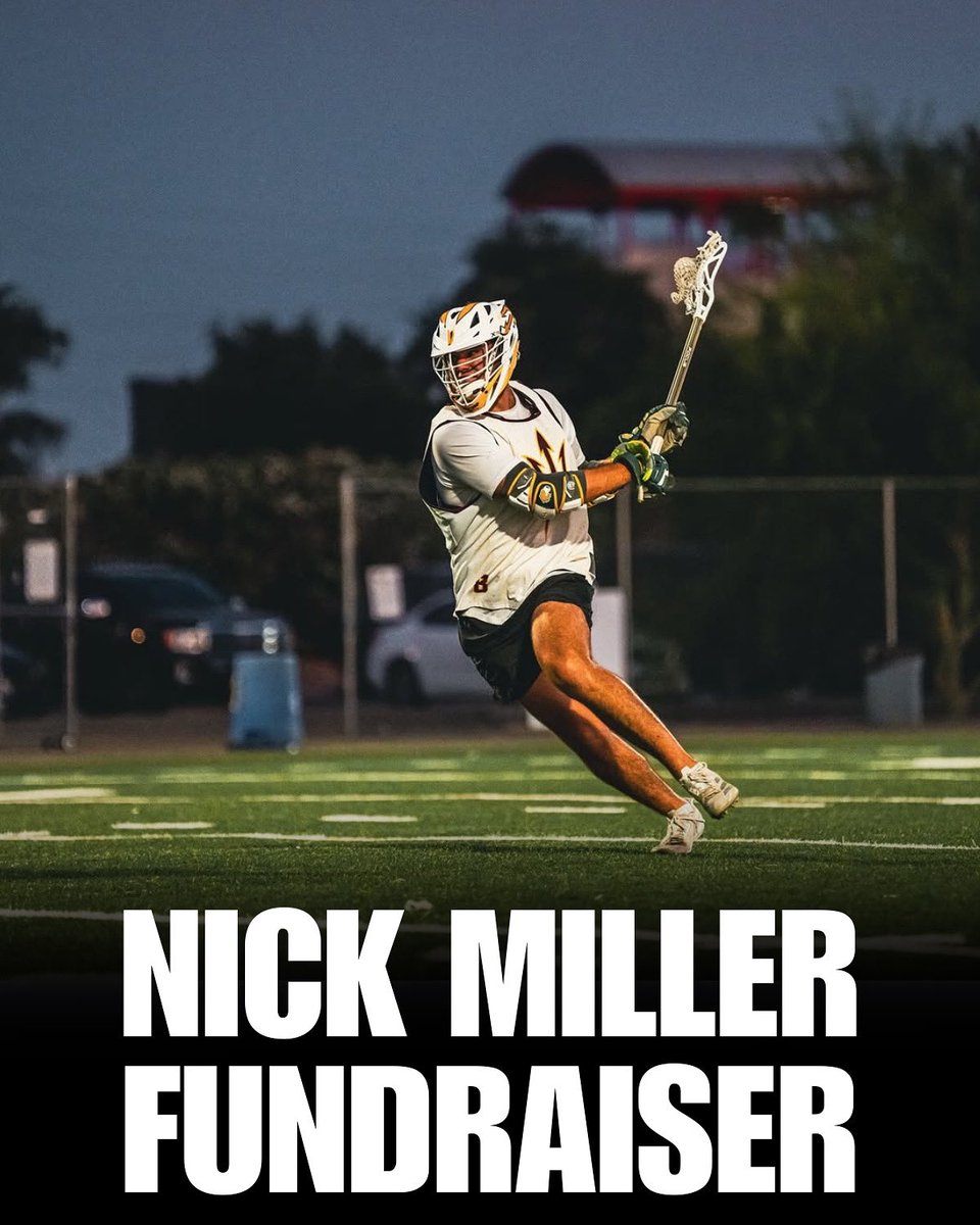 Arizona St. midfielder Nick Miller collapsed and suffered a seizure on at practice October 9th. Doctors found a brain tumor that was removed, however he now faces ongoing cancer treatment and rehabilitation. Consider donating to support his recovery using the link in our bio.
