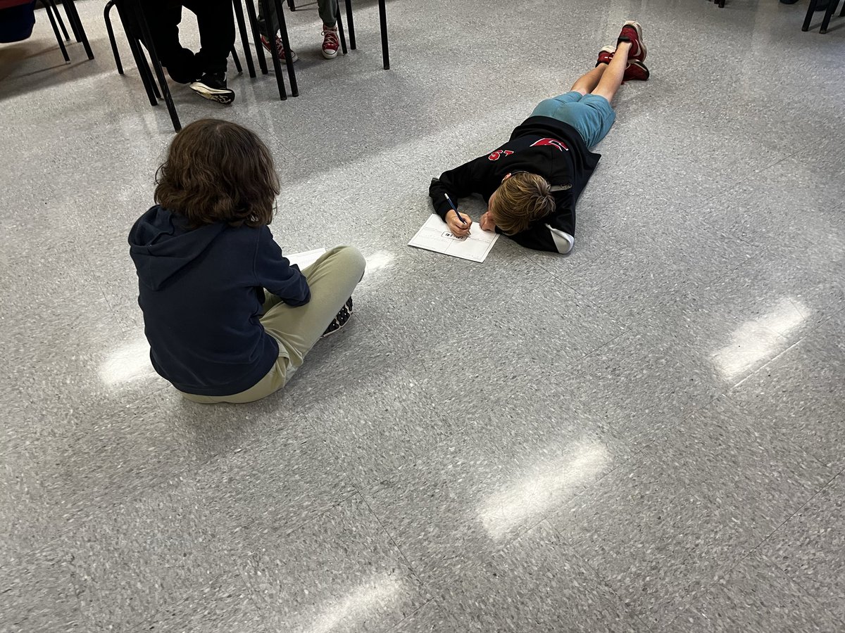 Grade 7 math was full of energy and great thinking today! Students were up and moving as they worked to create their own word problems using integers. A fantastic way to deepen understanding through problem design and discussion.