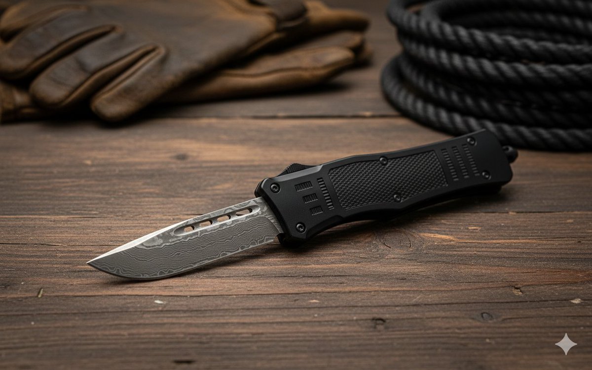 The SRK MT616-B-RDAMT MINI TANTO DAMASCUS is small but fierce. Its striking Damascus blade and compact tanto design blend art and utility, giving you cutting precision with undeniable style in every inch.