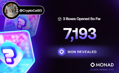 CryptoCat93's tweet photo. MONAD BOXES 🎁 https://t.co/KsMa5EuOyD