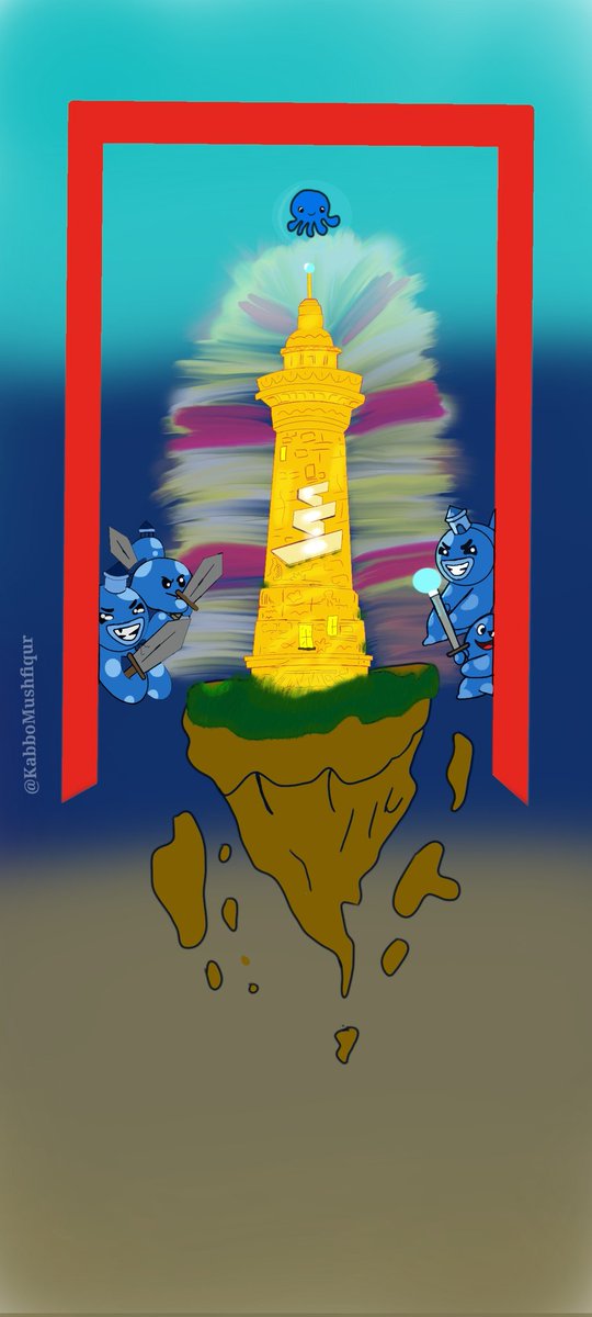 KabboMushfiqur's tweet photo. After days of sketching, refining, and remixing, I’m proud to submit this visual for the @pharos_network 1M Discord Wallpaper Challenge.
@ironsidecrypto @0xJayZ @Pharos_Intern

The golden lighthouse stands as a shining beacon-calling stakers,
#pharoswallpaper https://t.co/0h9a4eftLS