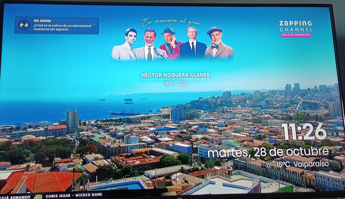 edgardolazo's tweet photo. En todas partes se rinde honor a Héctor Tito Noguera. Hasta #ZappingChannel tiene su mensaje para él con algunos de sus personajes @Zapping_Chile https://t.co/fDjBvgq4ll