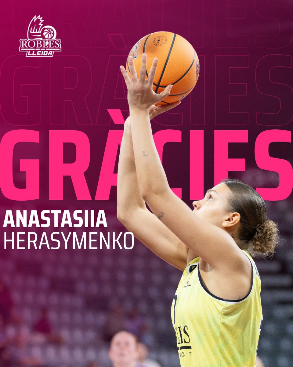 flleidafemeni's tweet image. ℹ️ El @flleidafemeni i la jugadora Anastasiia Herasymenko hem arribat a un acord de rescissió de contracte.

Des del club agraïm la teva implicació i et desitgem molta sort en el teu futur.

#RoblesLleida #LF2 #Lleida