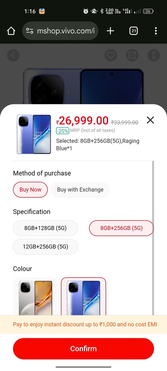 imsydali's tweet photo. @IqooInd Tried purchasing from your website, but it says my order limit is reached — even though I haven’t bought a single item yet. Please fix this issue! https://t.co/xYpVrRpWwN